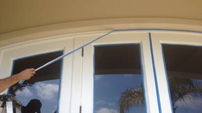 exterior window frame